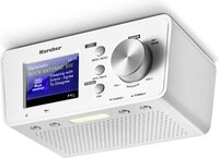 Kärcher RA 2035D onderbouwradio met DAB+ / FM-radio (20 zendergeheugens) & Bluetooth – wekker (dual-alarm) / Countdown-timer – LED-licht