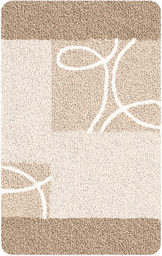 KLEINE WOLKE Badmat Curly Grijs 60x100cm