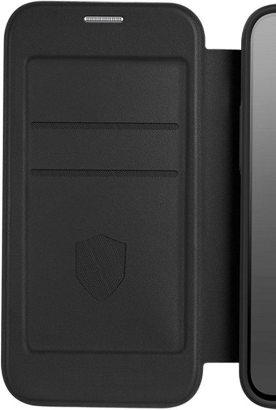 FORCE CASE iPhone 17 Pro Max Book Case Transparant zwart