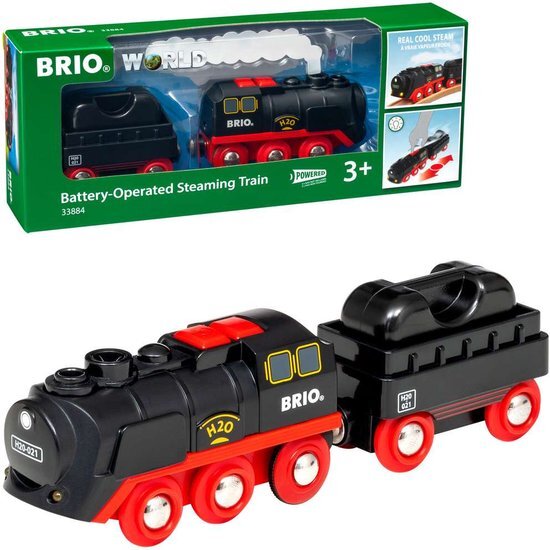 brio Batterij-stoomlocomotief met watertank