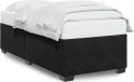 Maison Exclusive - Cadre de lit sans matelas, noir, 100x200 cm, velours