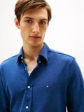 Tommy Hilfiger Heren Overhemd Blauw Katoen L
