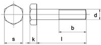 Kobout Bout Din931 8.8 M14X110Mm Elvz zonder Moer - 50 stuks