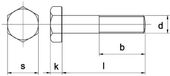 Kobout Bout Din931 8.8 M14X110Mm Elvz zonder Moer - 50 stuks