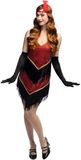 Boland - Kostuum Flapper Evelyn (44/46) - Volwassenen - Burlesque - 20s - Charleston - Gatsby - jaren 20 - Carnaval - Themafeest