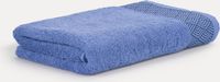 MÖVE Frottana Geometry Badhanddoek 67 x 140 cm Katoen Blauw