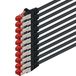 Netwerkkabel 1aTTack.de 10x 3,0 m Cat6 Cat.6 Ethernetkabel Cat 6 Netwerkkabel Patchkabel RJ45 SFTP - Zwart