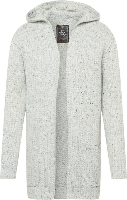 Key Largo Gebreid Vest Terence Hill Grijs - M - Herfst/Winter 2021 - Mannen