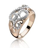 Orphelia Ring Rosé Design - Zilver 925 - Zirkonia - Maat 52