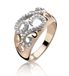 Orphelia Ring Rosé Design - Zilver 925 - Zirkonia - Maat 52