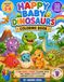 Title: Happy Baby Dinosaur Coloring Book for Kids Ages 3-6
