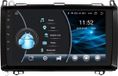 Android 14 QLED autoradio (QS-serie) – CarPlay & Android Auto – Geschikt voor Mercedes-Benz B200 / Sprinter W906 / Viano / Vito W639 / VW Crafter – Stereo – Navigatie – 1GB RAM / 32GB opslaggeheugen