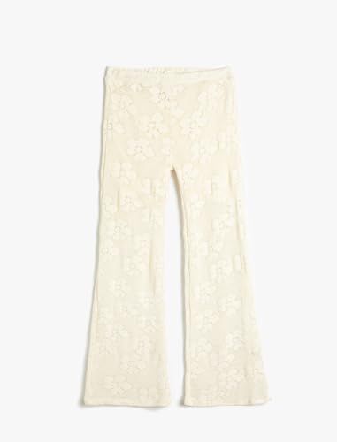 Koton Flare Trousers - Ecru - 11-12 Years