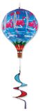 Premier Kites Vlieger gonflable en forme de montgolfière, 56 cm, avec des flamants roses sur la plage
