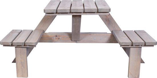 SenS-Line Picknicktafel Naturel - Grenen - 159x58x78,5 cm