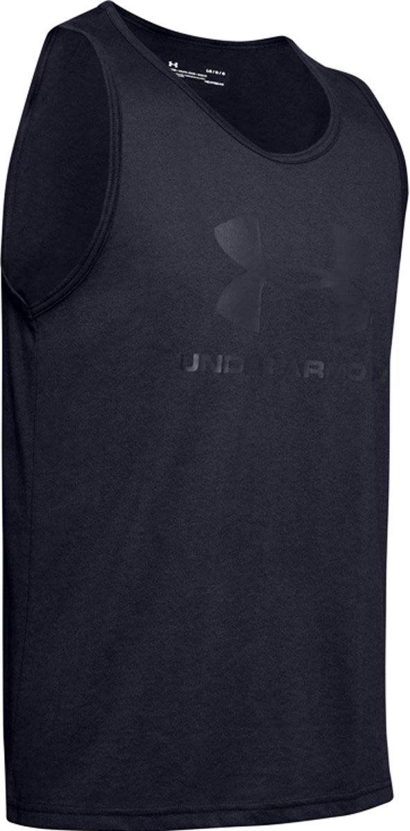 Under Armour Sportstyle Logo Tank Heren Sporttop - Maat M - Black