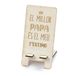 Mopec W35.2 mobiele telefoonhouder van hout, 7 x 14 cm, bruin, normaal