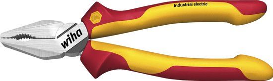 Wiha Industrial electric krachtcombinatietang - 180 cm - geel/rood