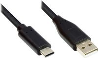 Good Connections USB-C naar USB-A kabel - USB2.0 - 1,8 meter - Zwart