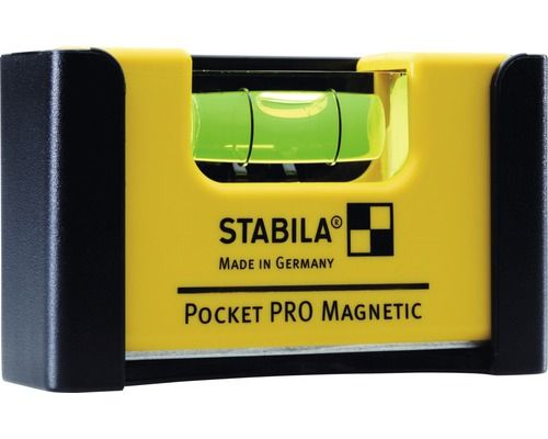 STABILA Waterpas mini PRO magnetisch 7x2x4cm - 1x horzontaal riemclip
