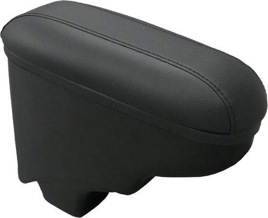 AutoStyle Armsteun Slider kunstleder Peugeot 206 1998-2009 Zwart