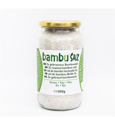 Aman Prana Bamboezout fijn 2x gebrand (1000G)