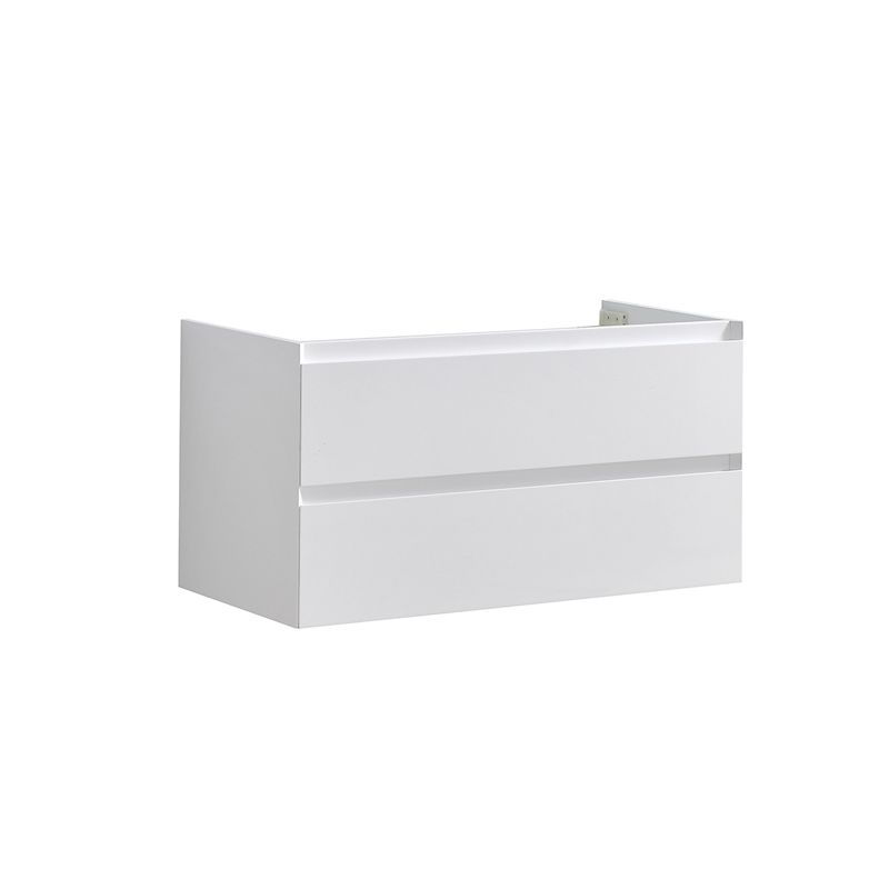 Badkamerplanet Onderkast Infinity 100 Hoogglans Wit - 100cm breed