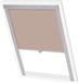 vidaXL Rolgordijn verduisterend beige M04/304