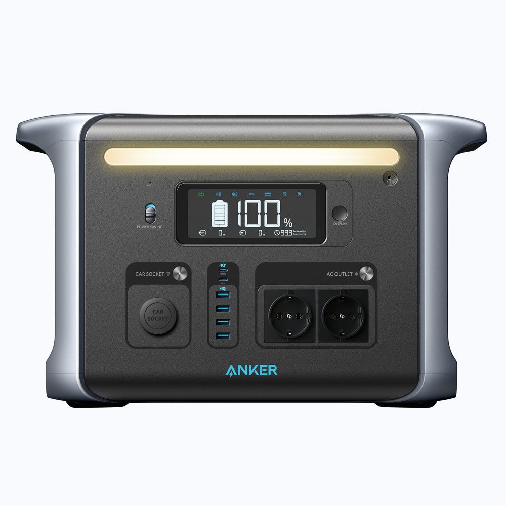Anker 757 PowerHouse Portable Power Station - 1229Wh, 1500W, LiFePO4, 11 Outputs