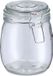 Zeller Voorraadpot/bewaarpot Alfie - 750 ml - glas - beugelsluiting - D11 x H14 cm