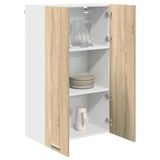 vidaXL Hangkast Sonoma Eik 60 x 31 x 100 cm Bewerkt hout