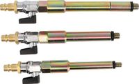 BGS technic BGS Persluchtadapterset voor bougiegaten M8 x 1.0, M10x1.0, M10x1.25 3 delig