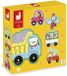 Janod - 5 evolutionaire puzzels over muziekinstrumenten - Evolutionaire puzzel voor kinderen van 2 tot 10 delen - Ontwikkel fijne motoriek en logica - Educatief spel vanaf 24 maanden