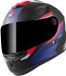 FC-Moto FF114B Zeron Helm Zwart Matt/rood/blauw/wit L