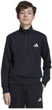 Adidas Essentials Sweatshirt Met Halve Rits Zwart 9-10 Years Kinderen