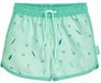 Playshoes Kinderbadshort Strandshort Surfplank Palmboom Mint Unisex Polyester 134/140