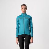 Castelli DINAMICA fietsjas Teal Blue/Silver Reflex - Vrouwen - maat M