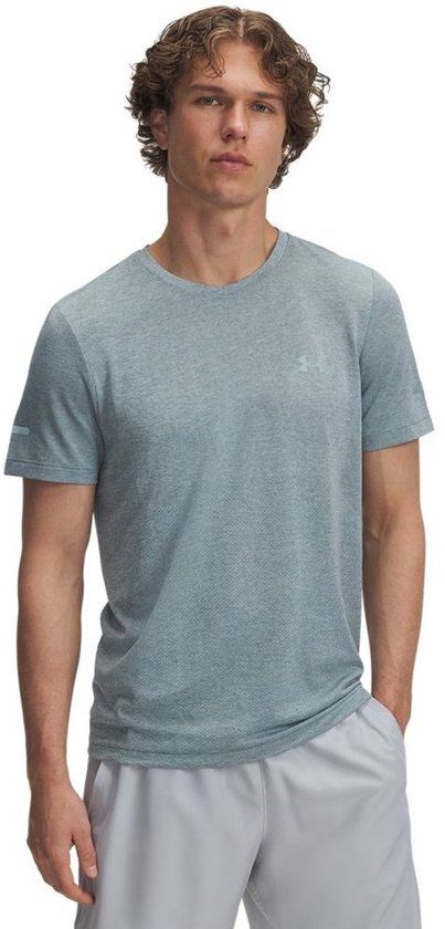 Under Armour Sportshirt Seamless Stride T-Shirt 1375692 Groen M