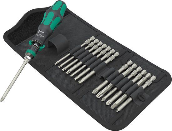 Wera Kraftform Kompakt 838 RA-R M Set 1 - 15-delig Bitset