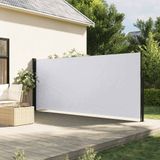 vidaXL - Windscherm - intrekbaar - 170x300 cm - wit