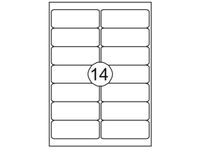 Quantore Etiket 99.1x38.1mm 1400stuks
