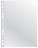 Merkloos / Sans marque PBS Connect Polska Sp. z o.o. A4 PP document sleeves, 100 micron, 50 pieces, widened, transparent, U-sleeve