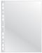 Merkloos / Sans marque PBS Connect Polska Sp. z o.o. A4 PP document sleeves, 100 micron, 50 pieces, widened, transparent, U-sleeve