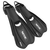 SEAC BOOST Snorkelvin en duikvin met ultra-comfortabele sling strap, ook zonder sokken of sokken te gebruiken, extra licht, antislip, wit