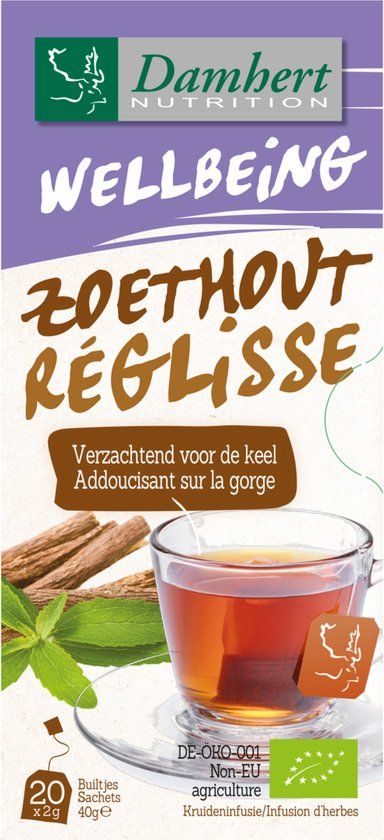 Damhert Tea Time Zoethout Thee - 20 Zakjes