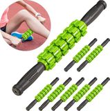 Merkloos 8 x massageroller - trigger point massage - massage stick - handvatten - fitness