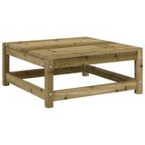 VidaXL Tuinvoetenbank Hout 70x70x30 cm