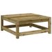 VidaXL Tuinvoetenbank Hout 70x70x30 cm