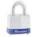 Master Lock 3EURD Gelamineerd hangslot met sleutel, grijs, 5,9 x 4 x 2,1 cm, Mulit-Color