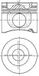 NURAL Piston pour RENAULT: Clio & JEEP: Wrangler, Cherokee & OPEL: Combo (Ref: 87-127900-00)